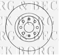 BORG & BECK bbd4544 -  Тормозной диск